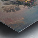 abstract oil painting of flowers 16 Metal print