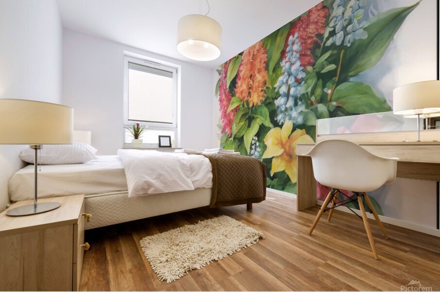 h flower 2 1711726140.3713 Mural print