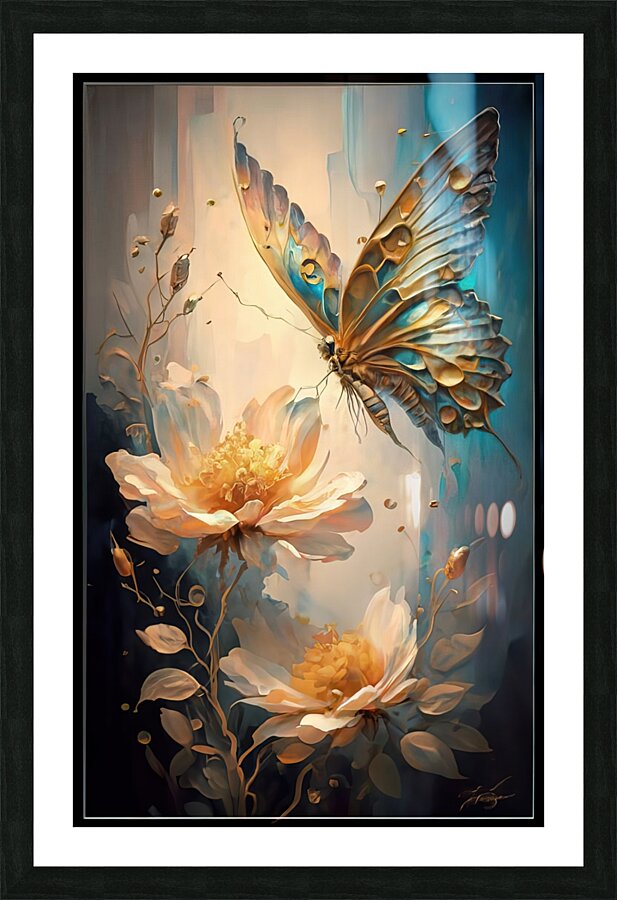 h flower 29 Picture Frame print