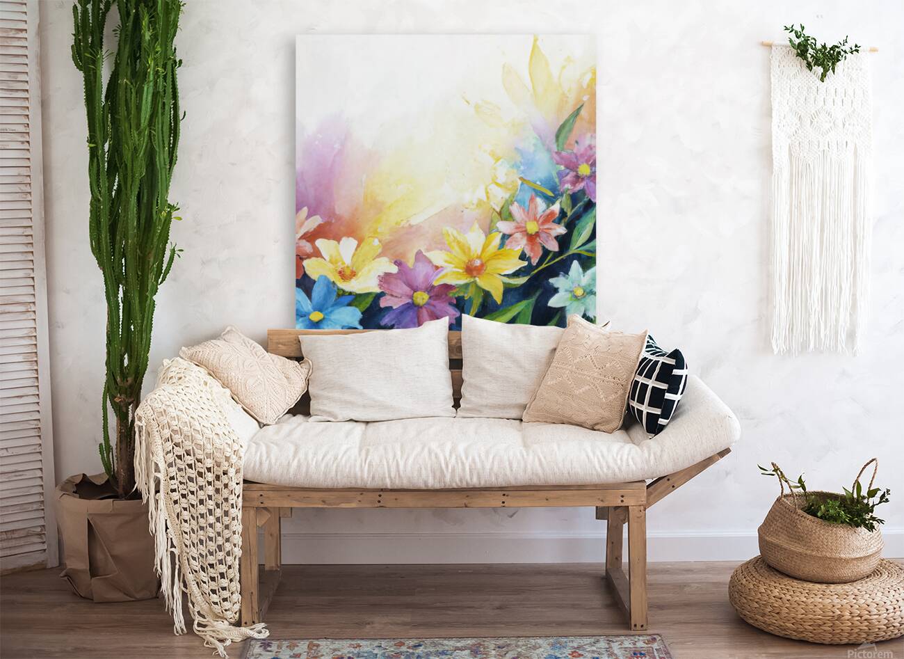 abstract oil painting of flowers 22 Reproduction