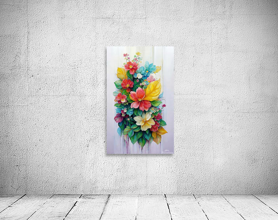 abstract oil painting of flowers 34 Wall Preview