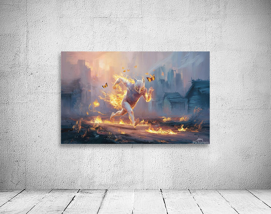 abstract oil painting of flowers 19 Wall Preview