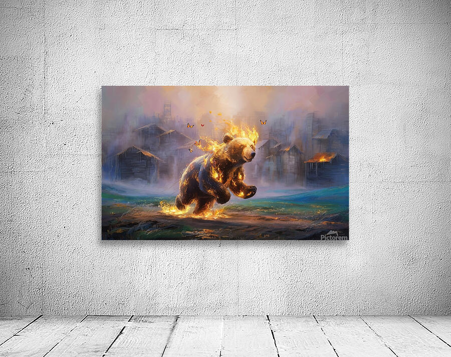 abstract oil painting of flowers 46 Wall Preview