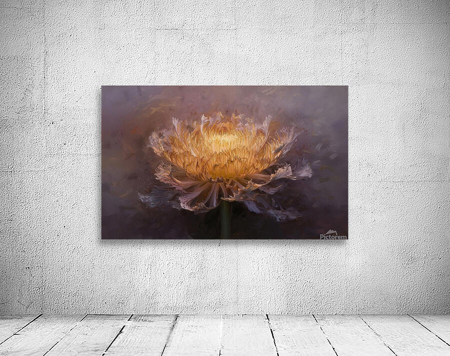 abstract oil painting of flowers 48 Wall Preview