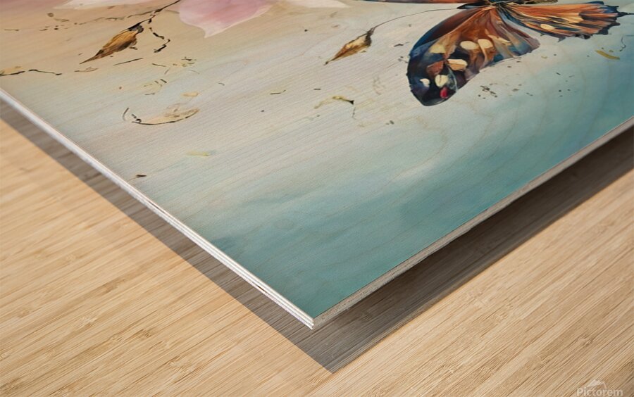 h flower 13 Wood print