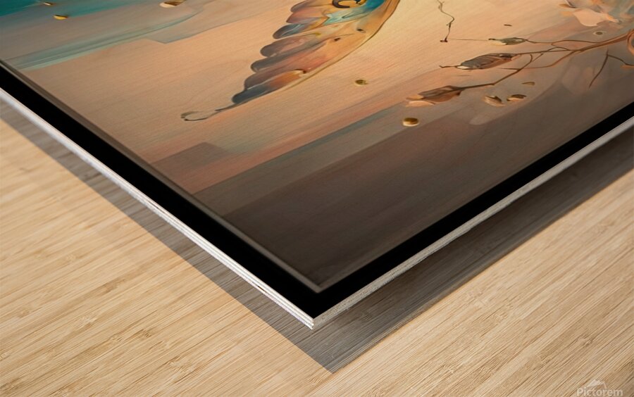 h flower 29 Wood print