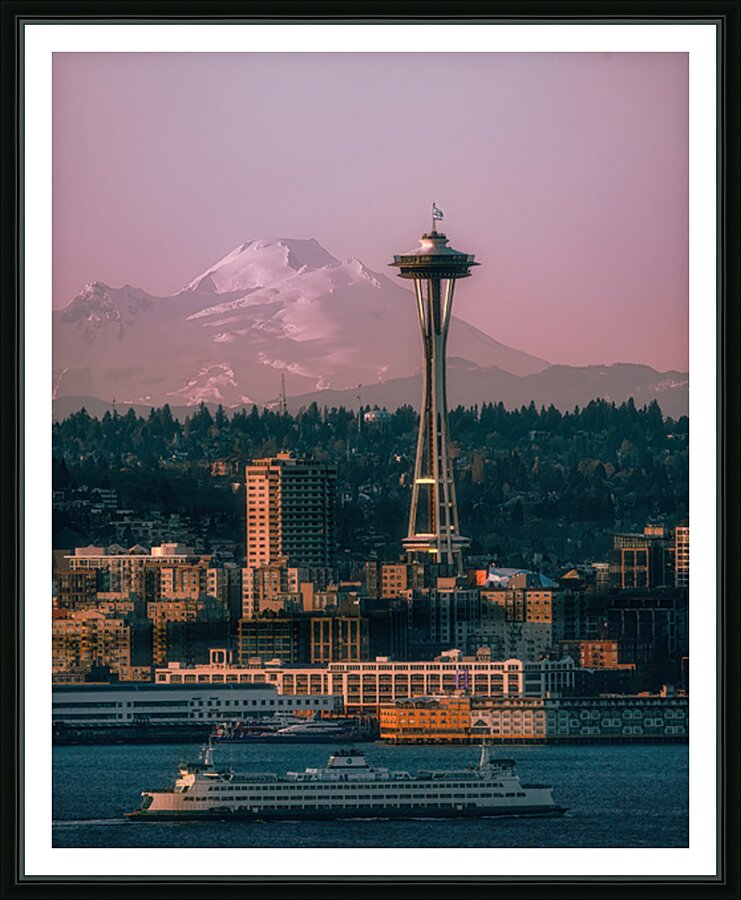 Mount Baker Picture Frame print