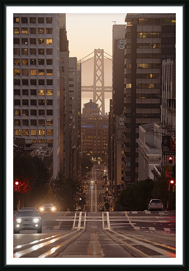 SF Sunrise Picture Frame print
