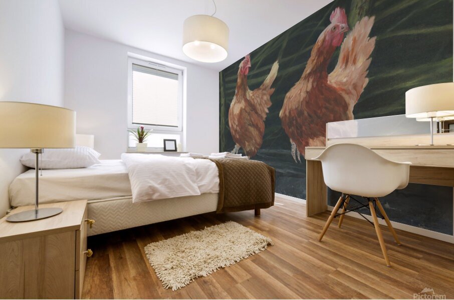 Line Dance Mural print