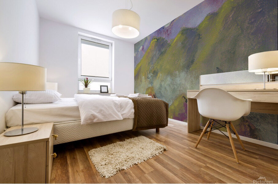 Purple Mountain Majesty Mural print
