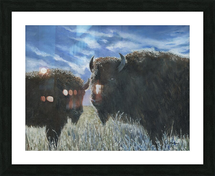 Winter Wisdom Picture Frame print