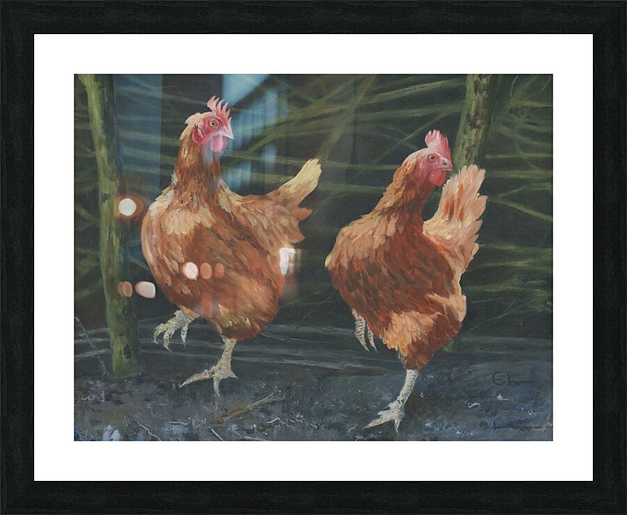 Line Dance Picture Frame print