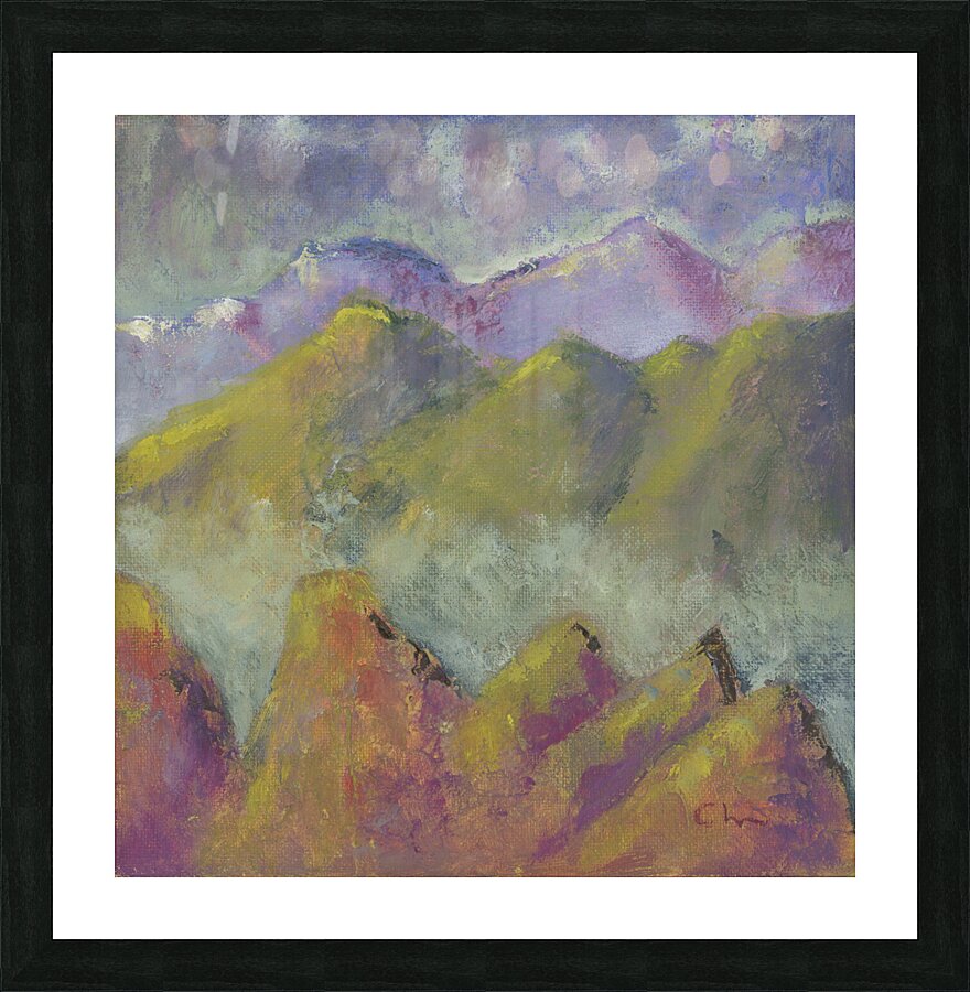 Purple Mountain Majesty Picture Frame print
