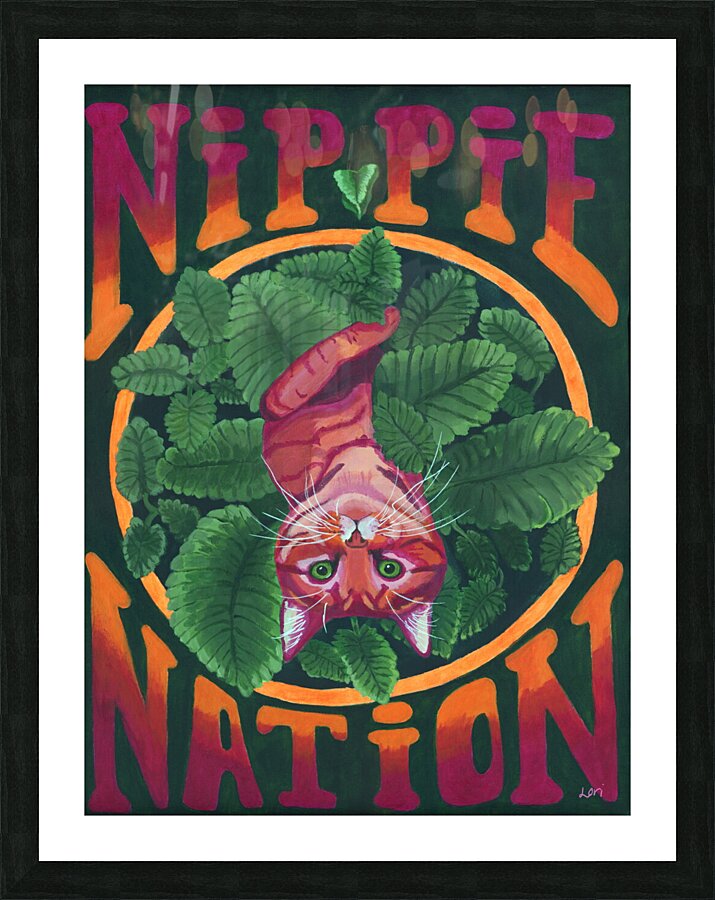 Nippie Nation Picture Frame print