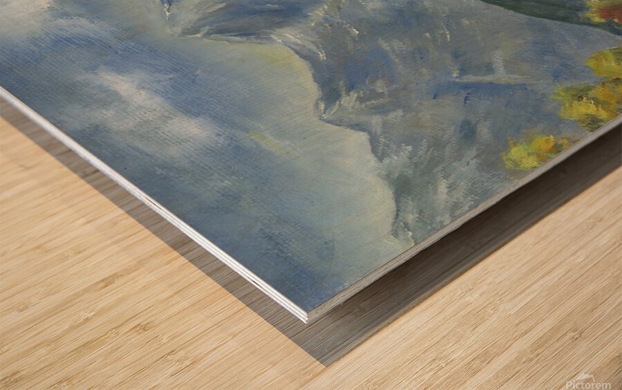 Mountain Magic Wood print