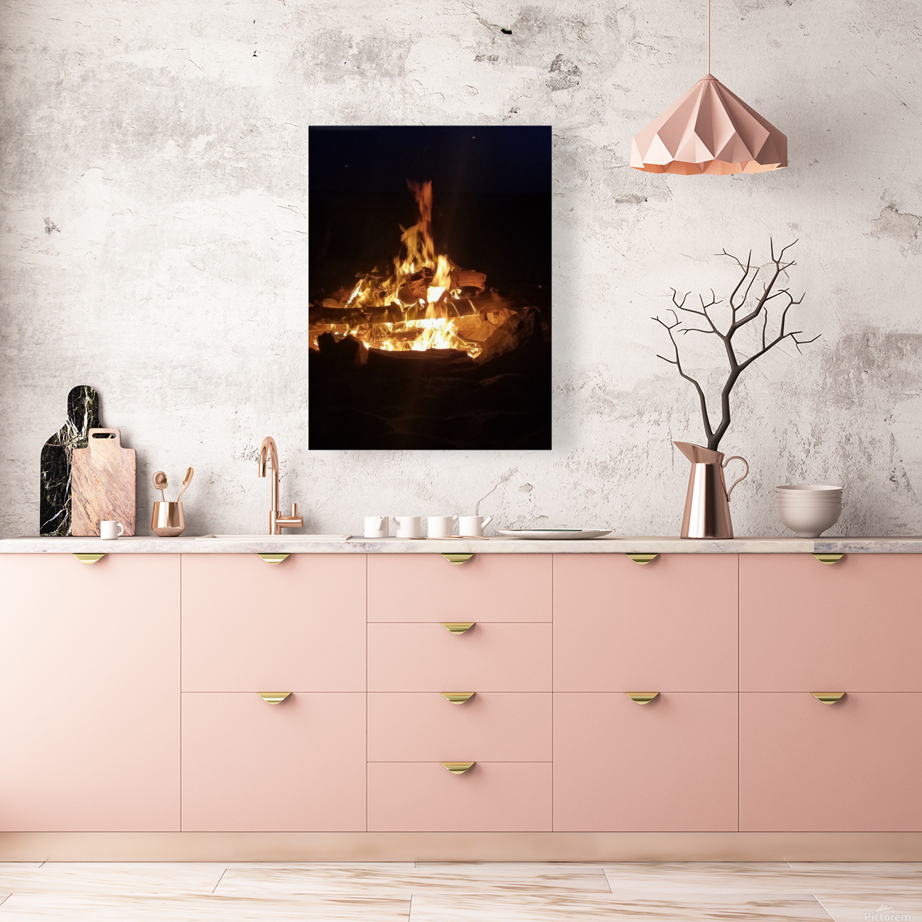 2020 feu de camping  Reproduction