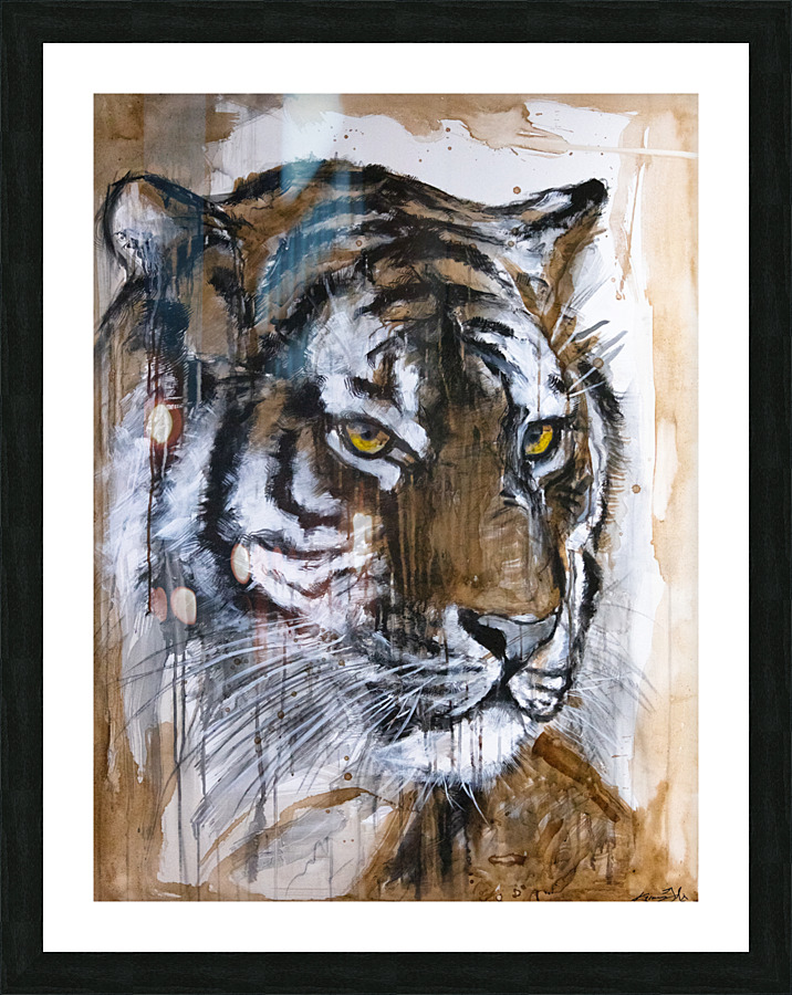 Tigre Picture Frame print