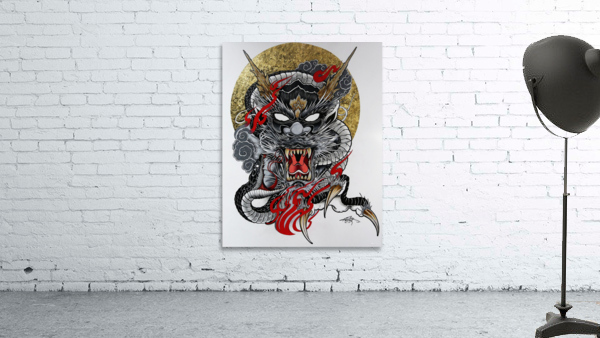 Gold Dragon Wall Preview