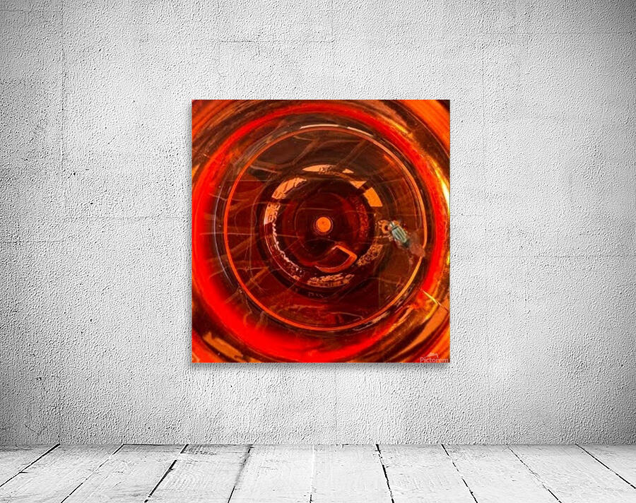 Orange Ripples 1 Wall Preview