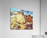 vincent van gogh haystacks in provence3 Acrylic Print