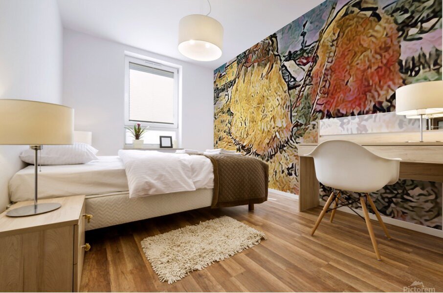 van gogh haystacks in provence2 Mural print