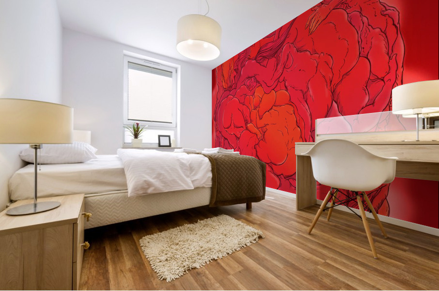 Connect - Heat Mural print