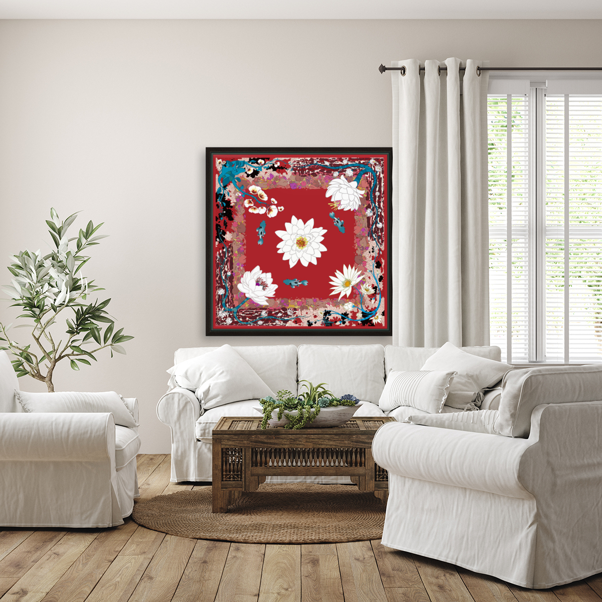 Koi & the Lily - Courage Reproduction