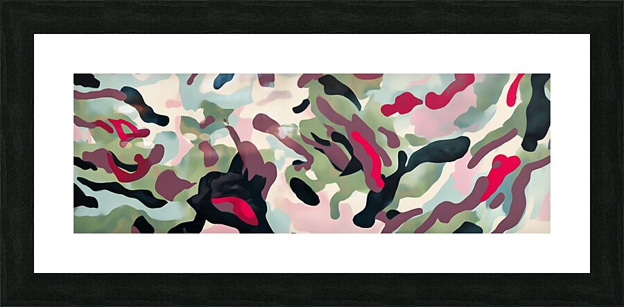 Echoed Flow Picture Frame Printing