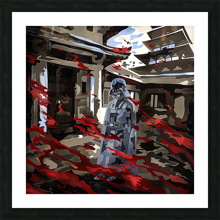 Pathways of Reflection Picture Frame print