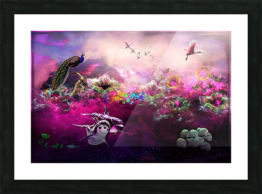 beautiful world 2 Picture Frame print
