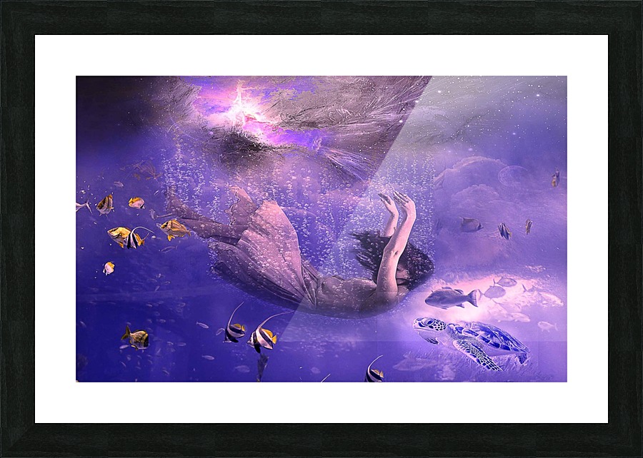Deep relax Picture Frame print