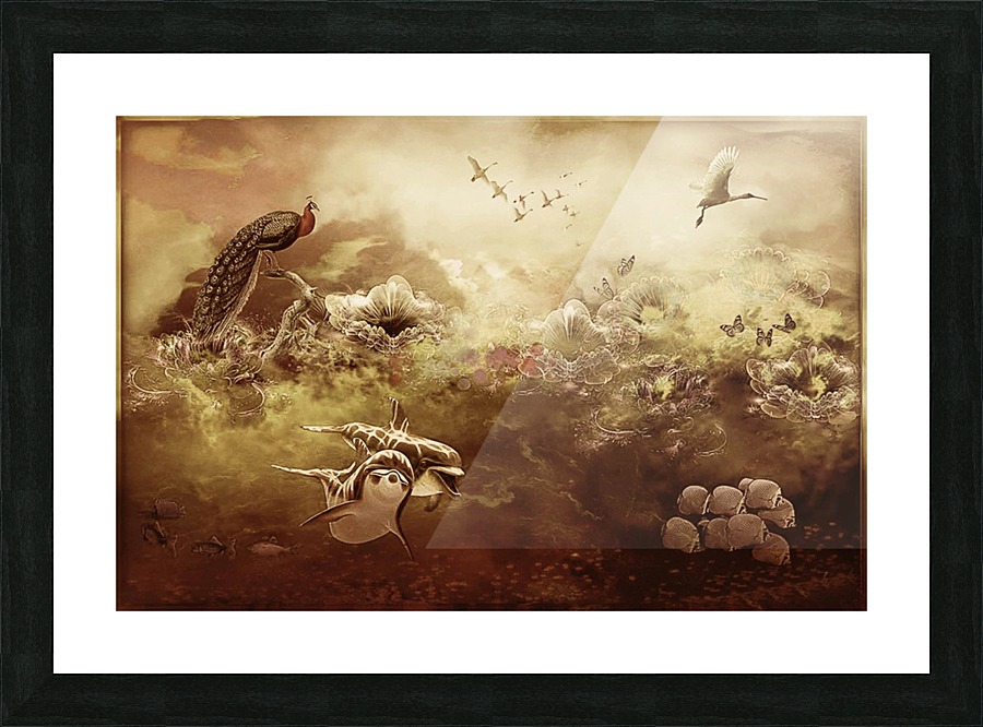 beautiful world 6 Picture Frame print