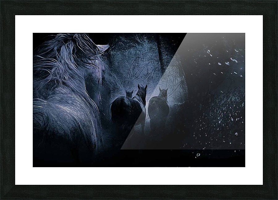 non stop Picture Frame print