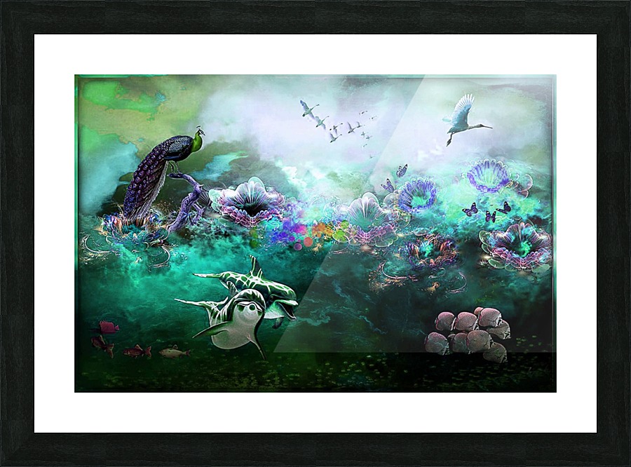 beautiful world 4 Picture Frame print