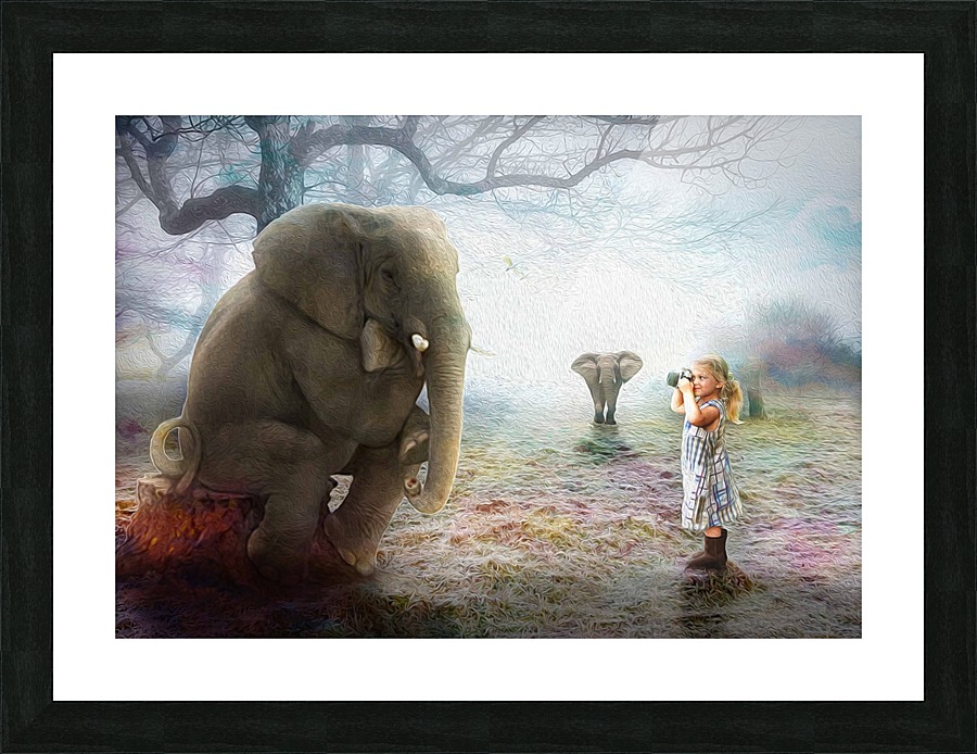 123 camera action Picture Frame print