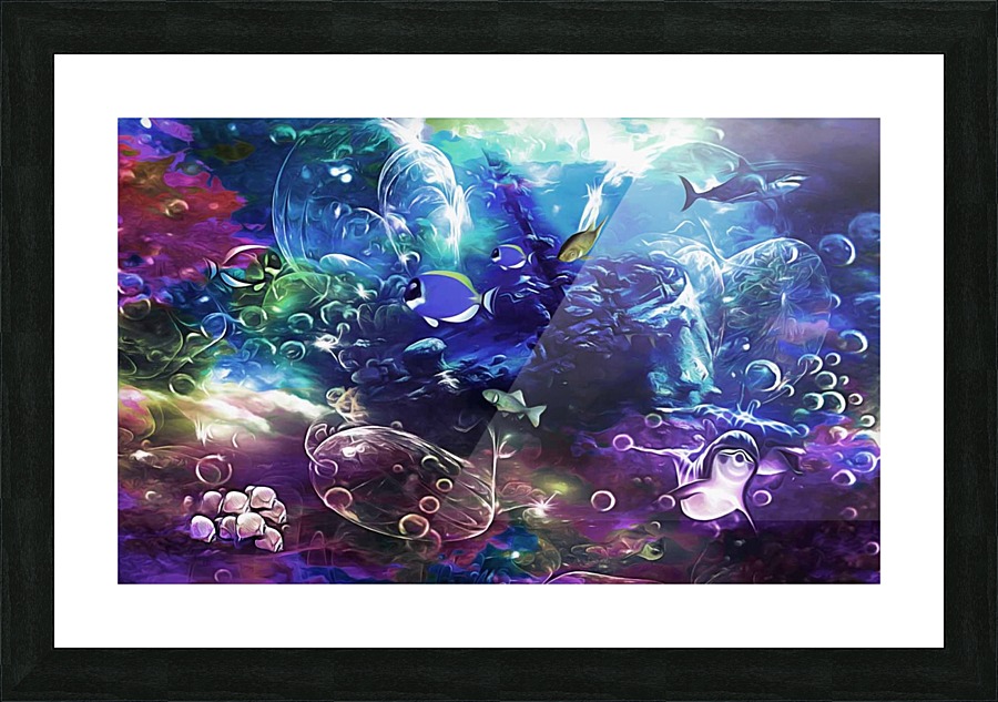Deep sea 1 Picture Frame print