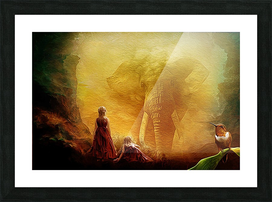 Big face Picture Frame print