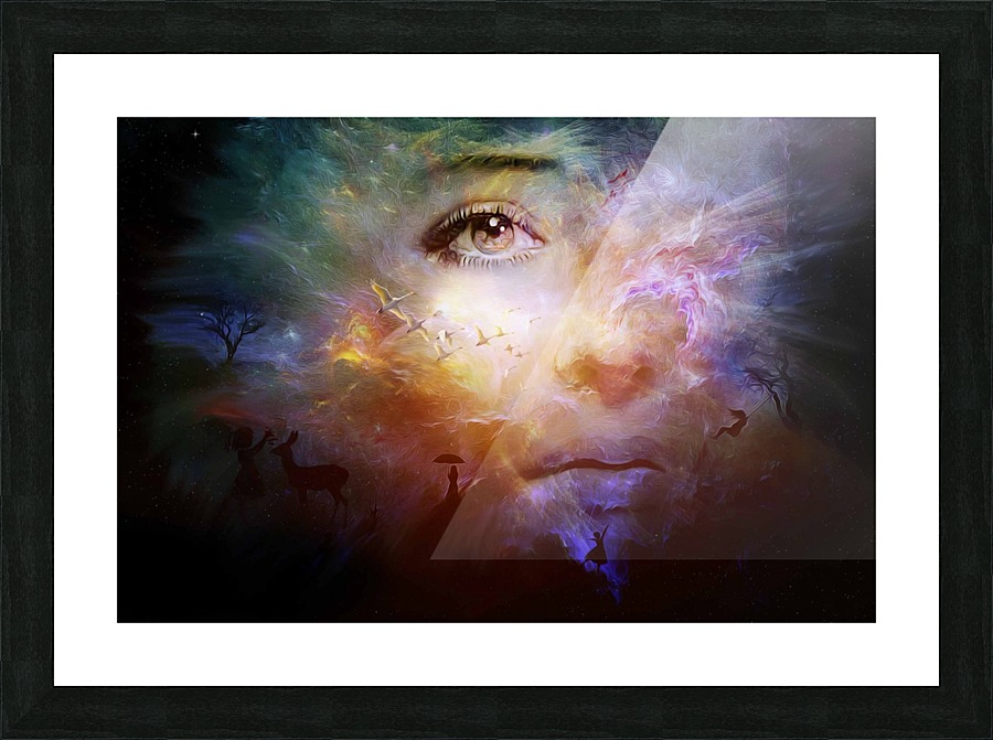 my life 5 Picture Frame print