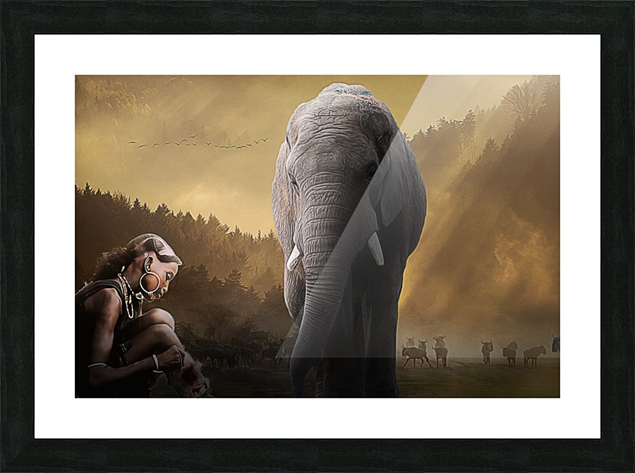 Quiet power Picture Frame print