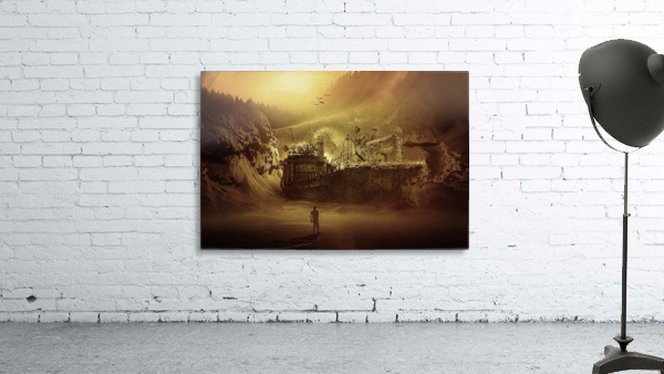 Lost ship Wall Preview