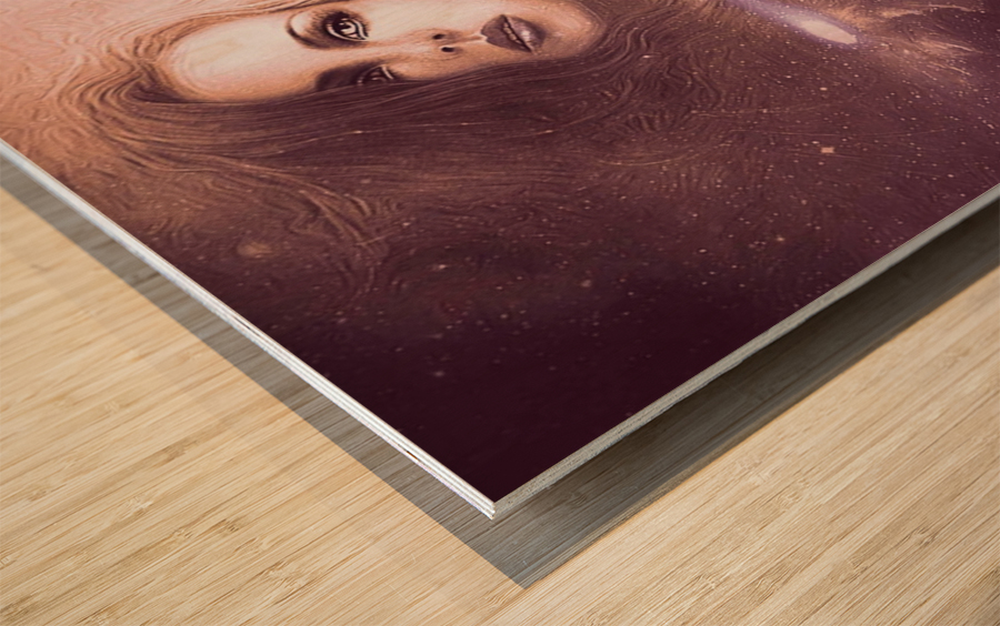 Top Wood print