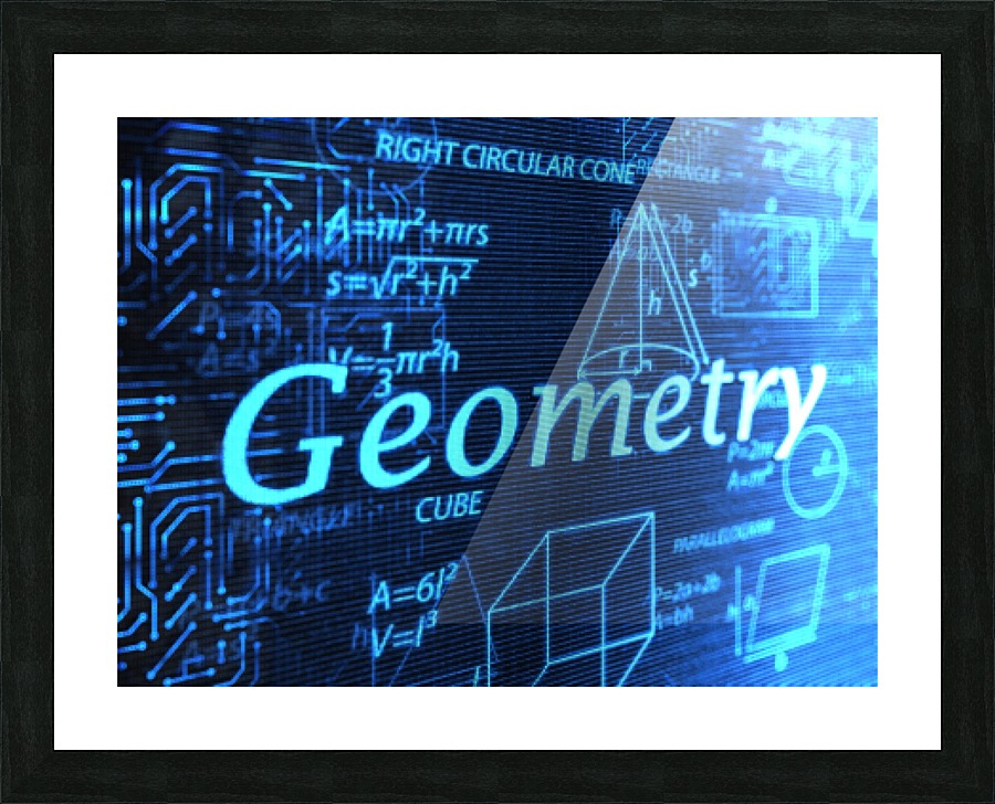 Geomtry Picture Frame print