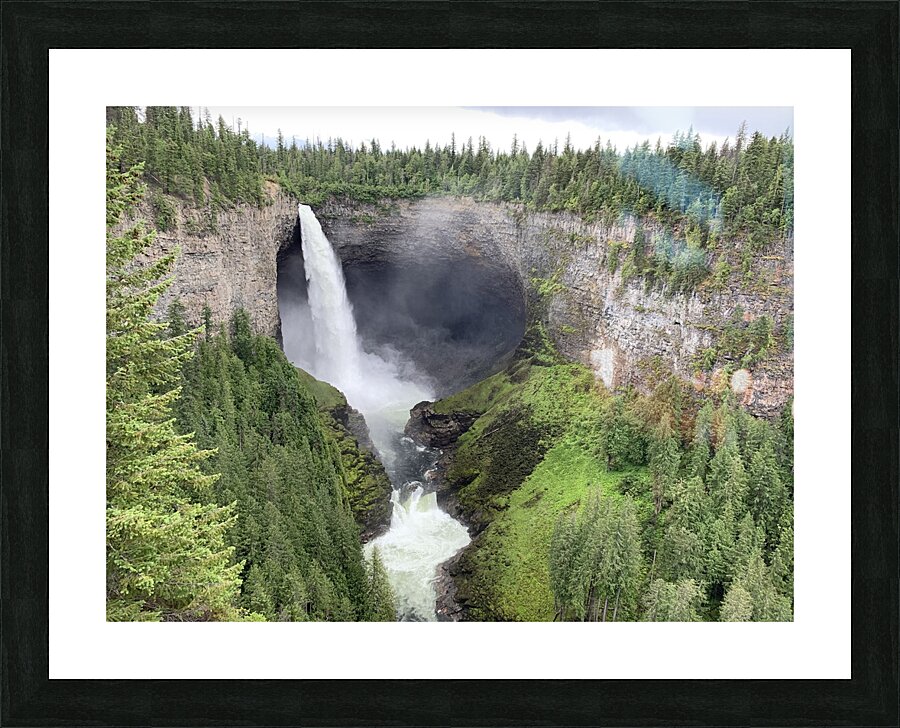 Waterfall Picture Frame print