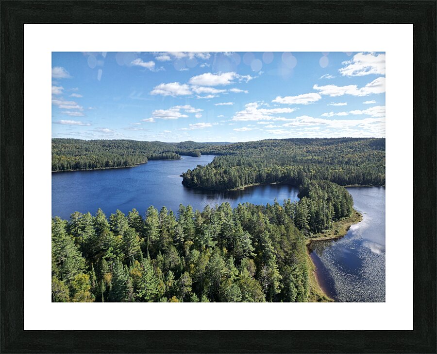 Quebec lakes Picture Frame print