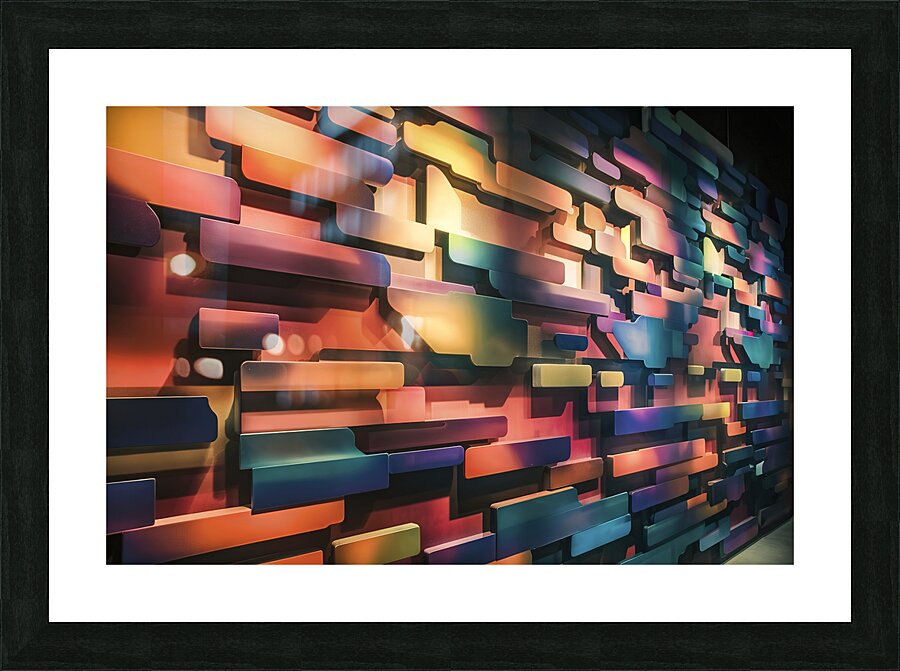 Artistic wall background Picture Frame print