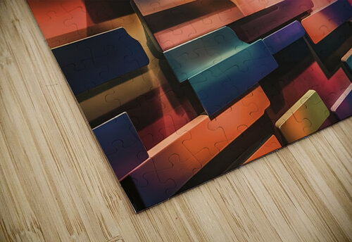 Artistic wall background Lucian Dragan puzzle