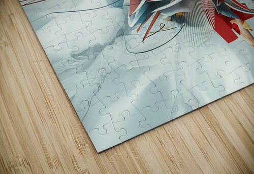 abstract white background Lucian Dragan puzzle
