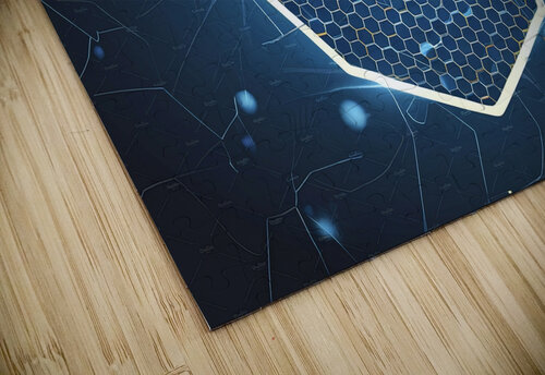 Digital hexagon abstract background Lucian Dragan puzzle