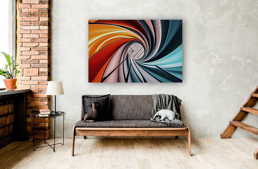 Abstract background with dynamic effect Reproduction