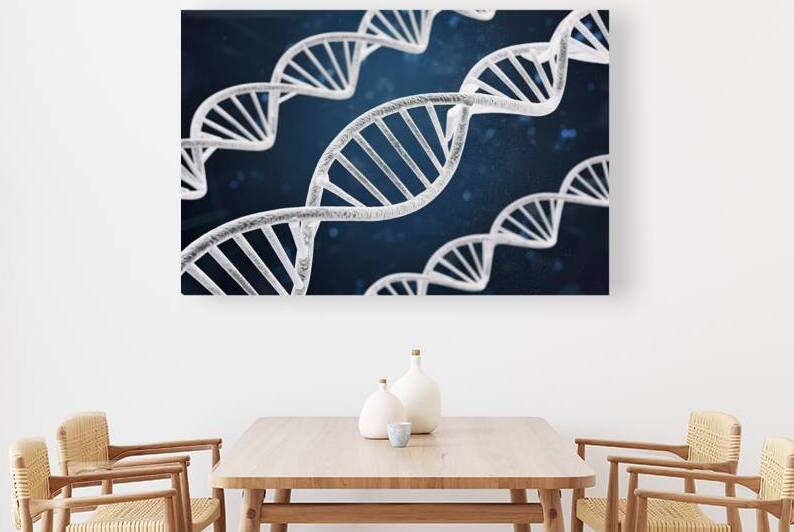 DNA double helix by Lucian Dragan